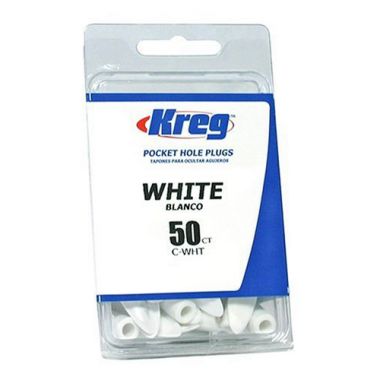 Заглушка пластиковая белая KREG CAP-WHT-50 ― KREG
