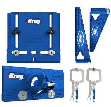 Набор для установки мебельной фурнитуры  KHI-HINGE-INT, KHI-PULL-INT, KHI-SLIDE-INT и KHC-MICRO-2шт KREG KHI-PROMO-19 ― KREG