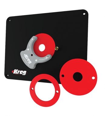Пластина для крепления фрезера во фрезерный стол с 3-мя кольцами для TRITON, CMT KREG PRS4034 ― KREG
